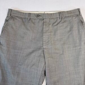 Santorelli Men's Romeo Wool Blend Dress Pants Size 38 Made in Italy Gray